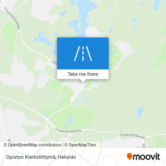 Opiston Kiertoliittymä map