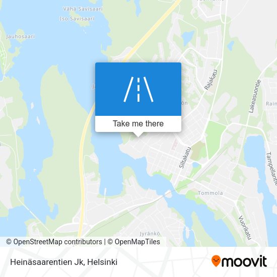 Heinäsaarentien Jk map