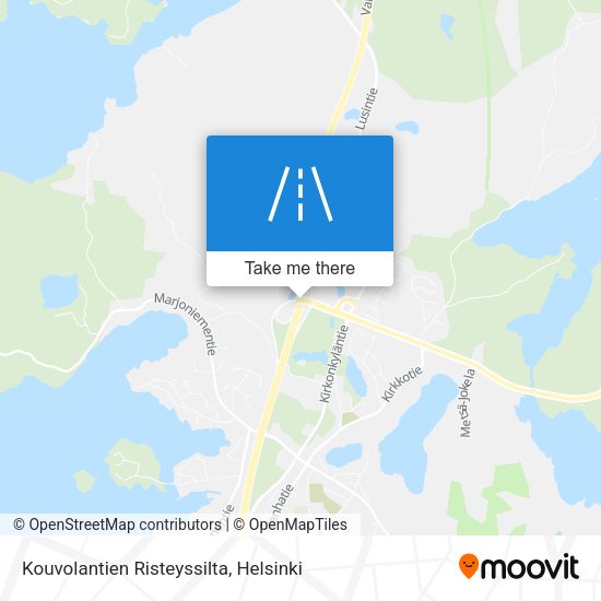 Kouvolantien Risteyssilta map