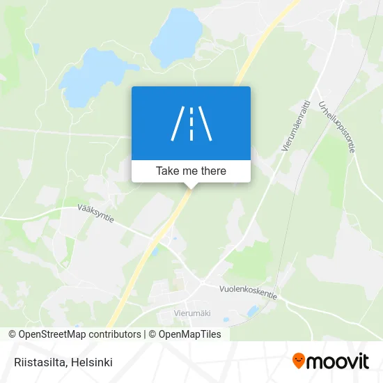 Riistasilta Bridge map