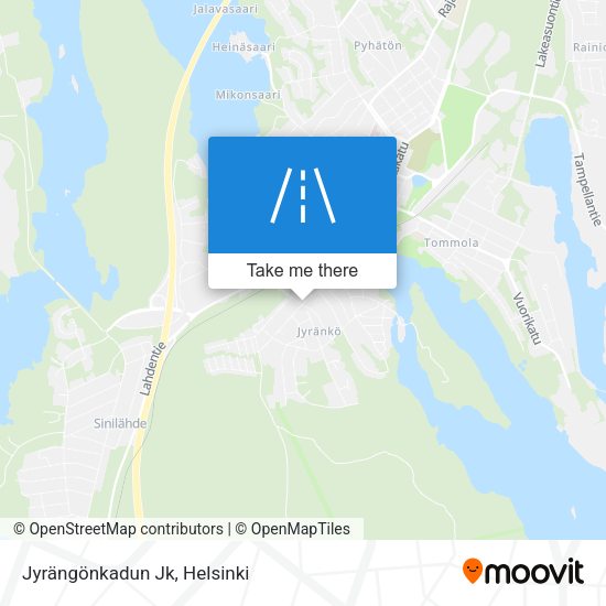 Jyrängönkadun Jk map