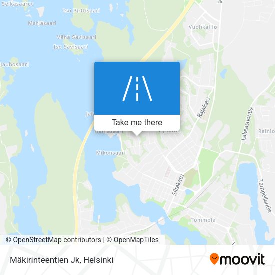 Mäkirinteentien Jk map