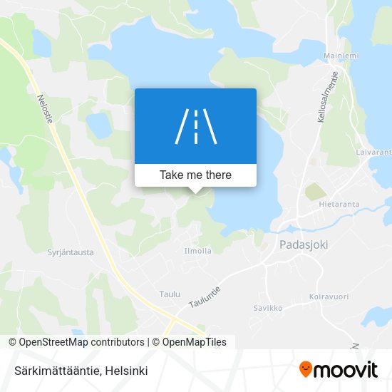 Särkimättääntie map