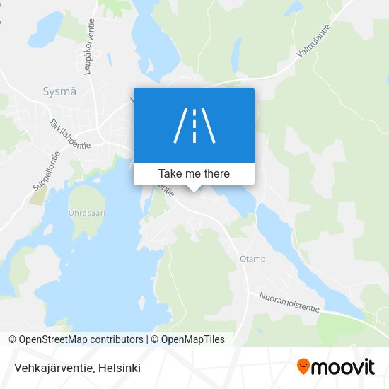 Vehkajärventie map