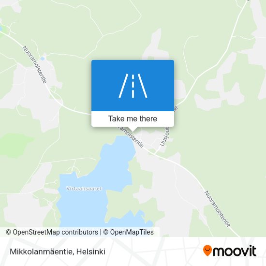 Mikkolanmäentie map
