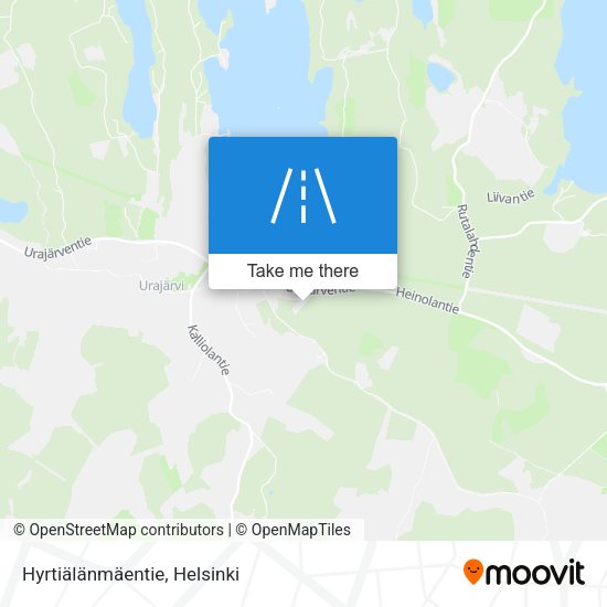 Hyrtiälänmäentie map