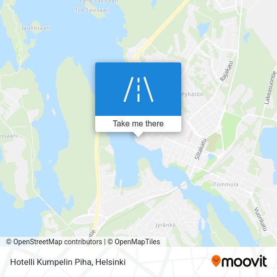 Hotelli Kumpelin Piha map