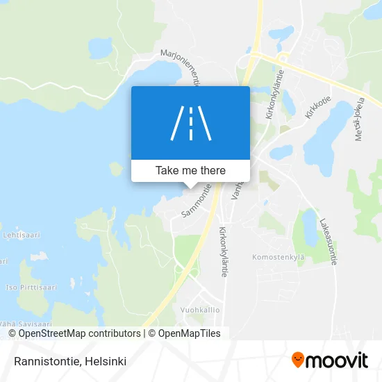 Rannistontie map