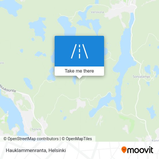 Hauklammenranta map