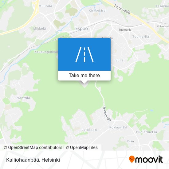 Kalliohaanpää map