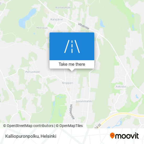 Kalliopuronpolku map