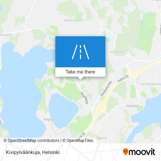 Kivipylväänkuja map