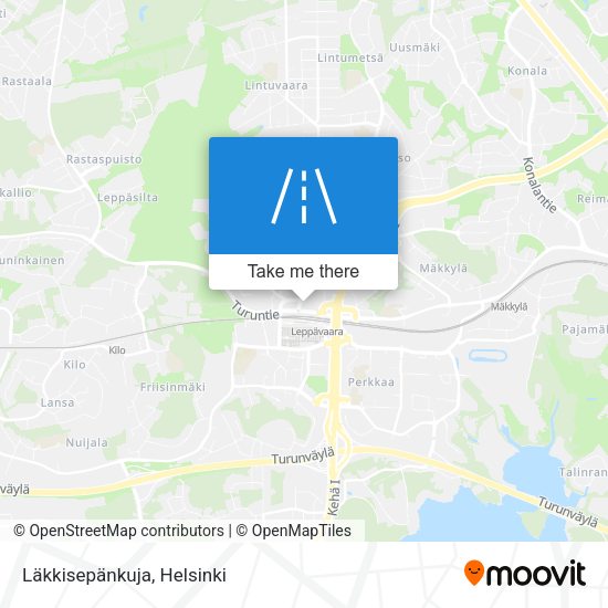 Läkkisepänkuja map