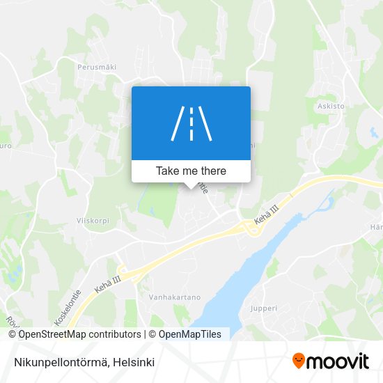 Nikunpellontörmä map