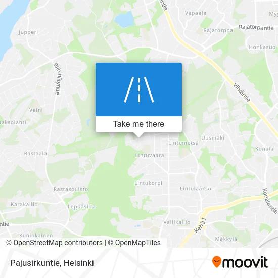 Pajusirkuntie map