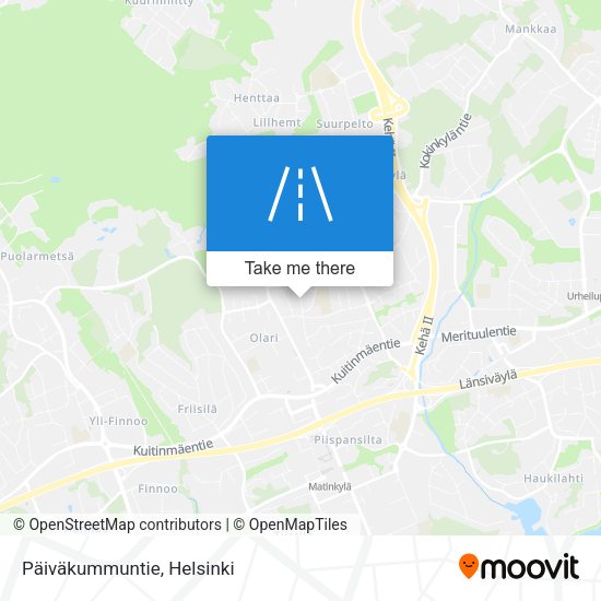 Päiväkummuntie map