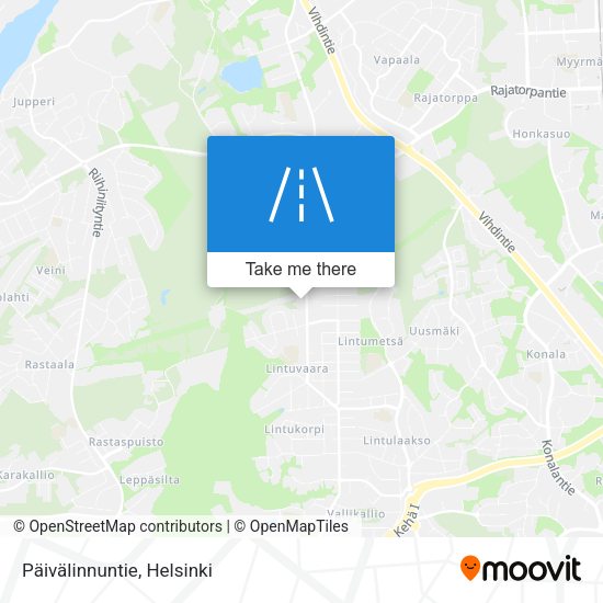 Päivälinnuntie map