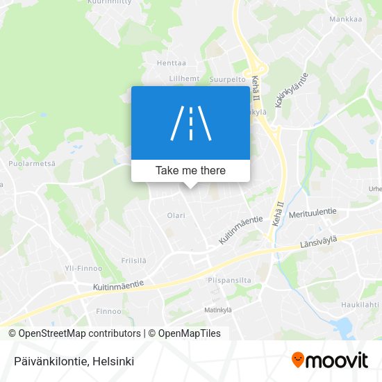 Päivänkilontie map