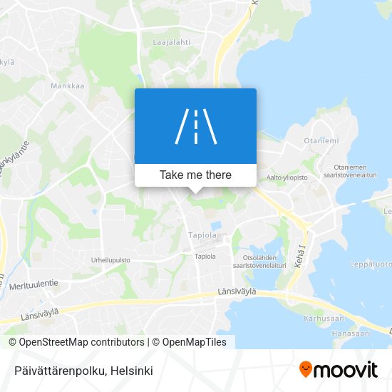 Päivättärenpolku map