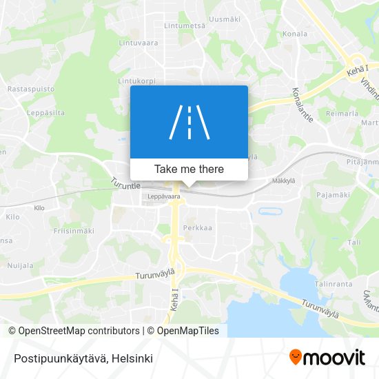 Postipuunkäytävä map