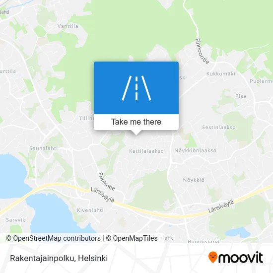 Rakentajainpolku map