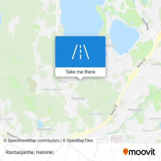 Rantaoja Road map
