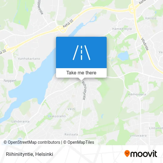 Riihi Meadow Road map