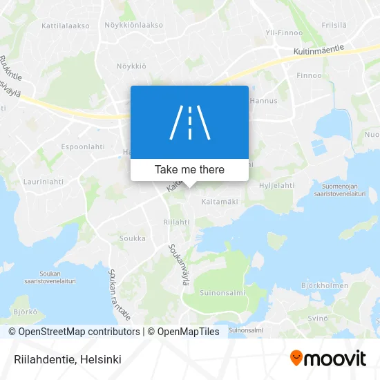 Riilahdentie map