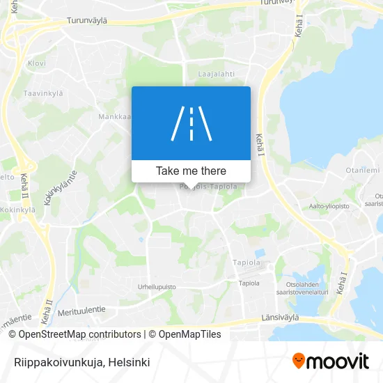 Riippakoivunkuja map