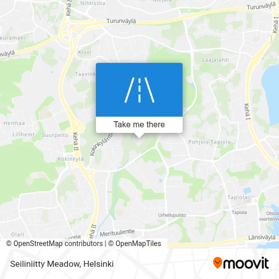 Seiliniitty Meadow map