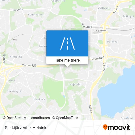 Säkkijärventie map