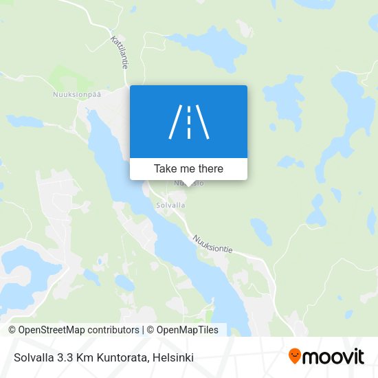 Solvalla 3.3 Km Kuntorata map