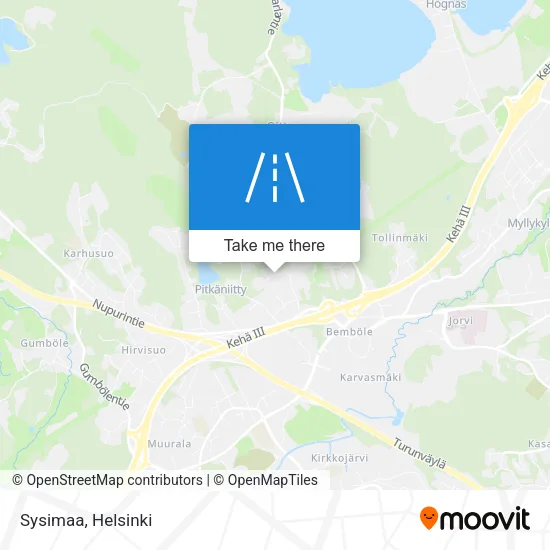 Sysimaa map