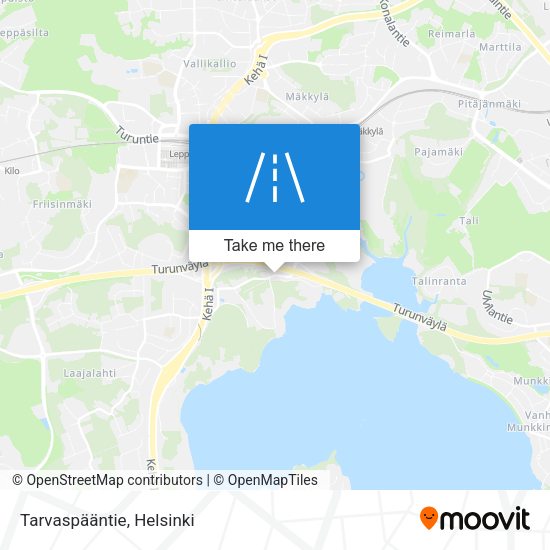 Tarvaspääntie map