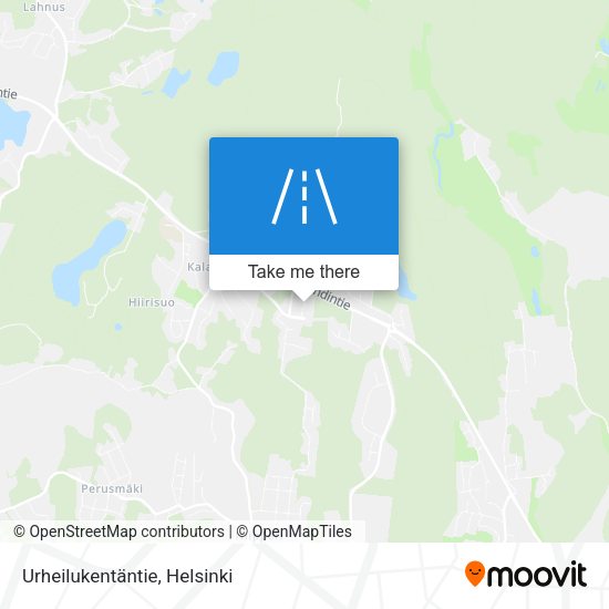 Urheilukentäntie map