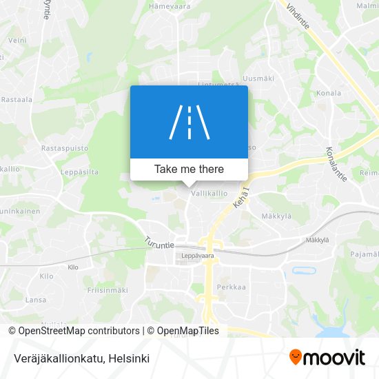 Veräjäkallionkatu map