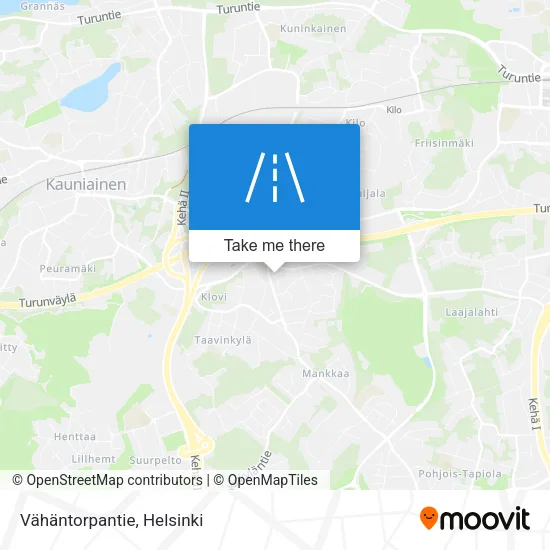 Vähäntorpantie map