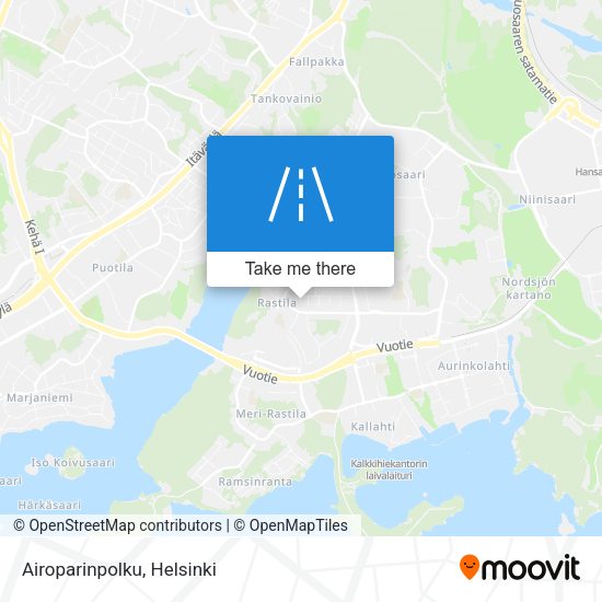 Airoparinpolku map