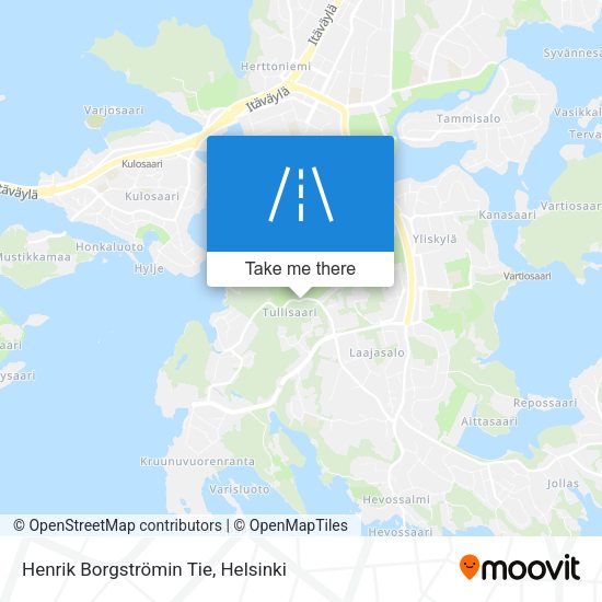 Henrik Borgströmin Tie map