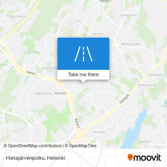 Hietajärvenpolku map