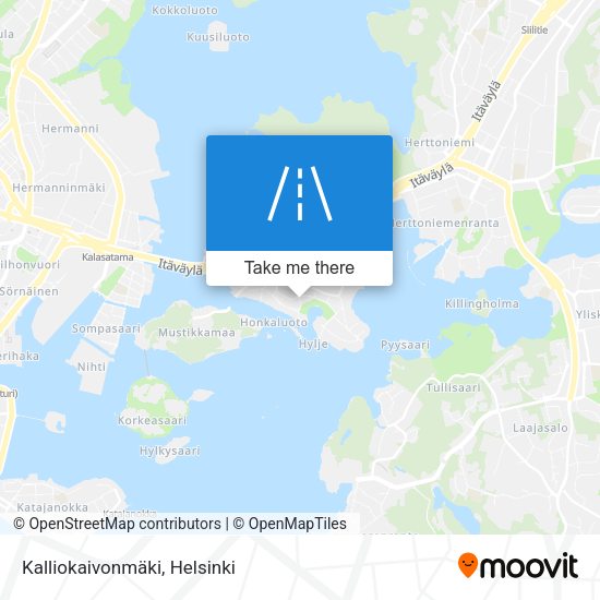 Kalliokaivonmäki map