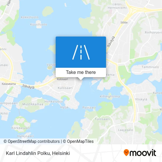 Karl Lindahlin Polku map