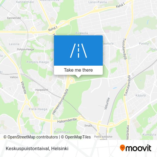 Keskuspuistontaival map