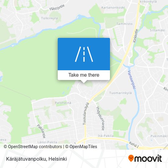 Käräjätuvanpolku map