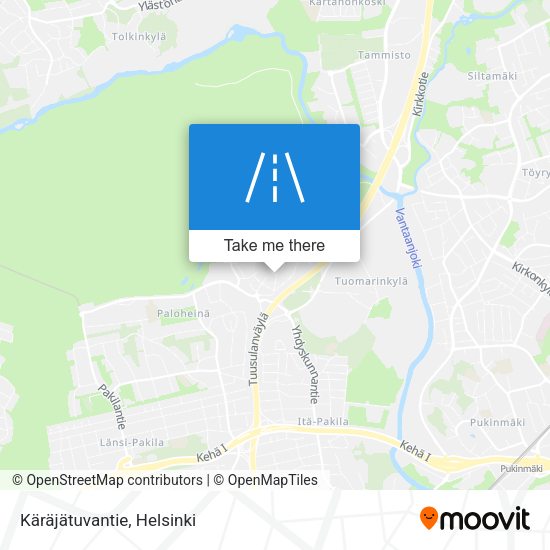 Käräjätuvantie map