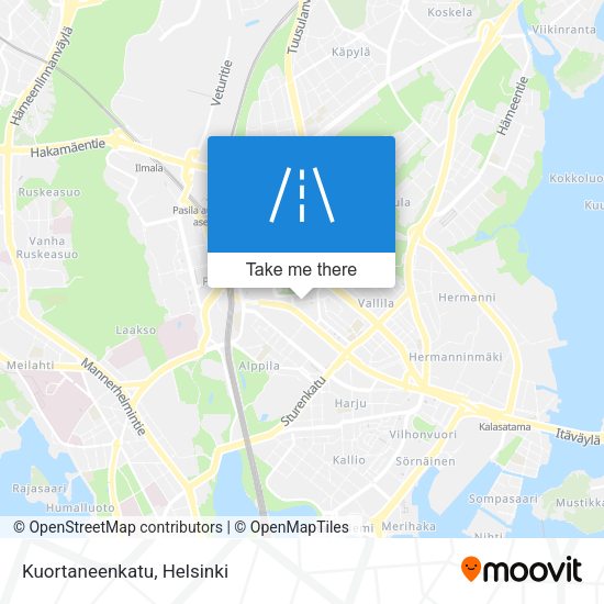 Kuortaneenkatu map