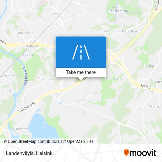 Lahdenväylä map