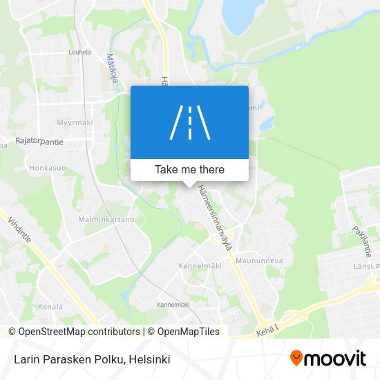 Larin Parasken Polku map
