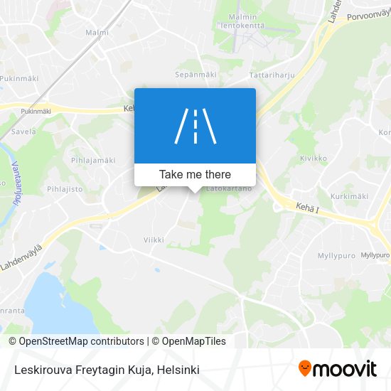 Leskirouva Freytagin Kuja map