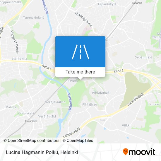 Lucina Hagmanin Polku map